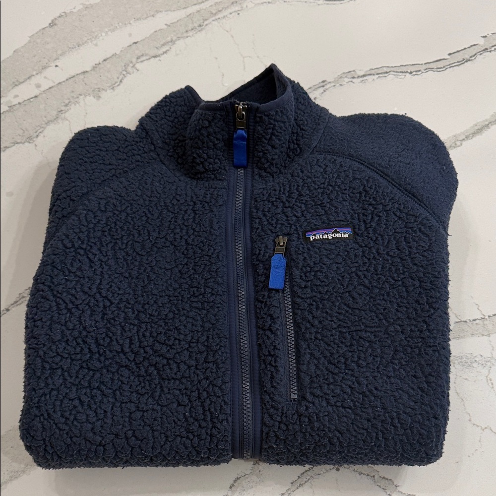 Patagonia Men's Blue Fleece Jacket - Picture 7 of 7